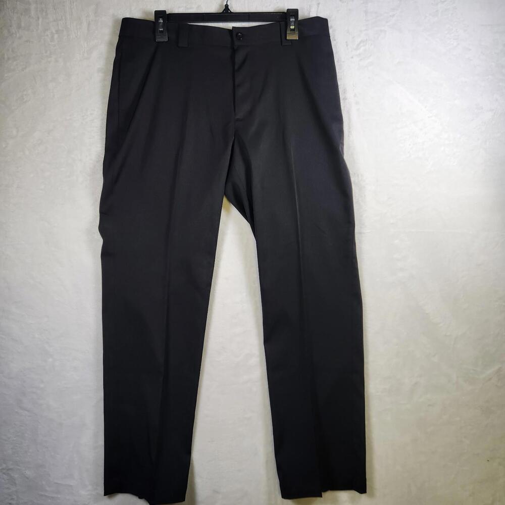Slazenger Golf Tech Pants‎ Black Size 34x30 Flat Front NWT
